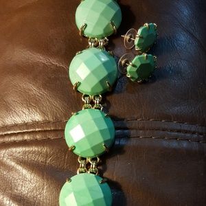 Kendra Scott Mint Cassie and Morgan's set