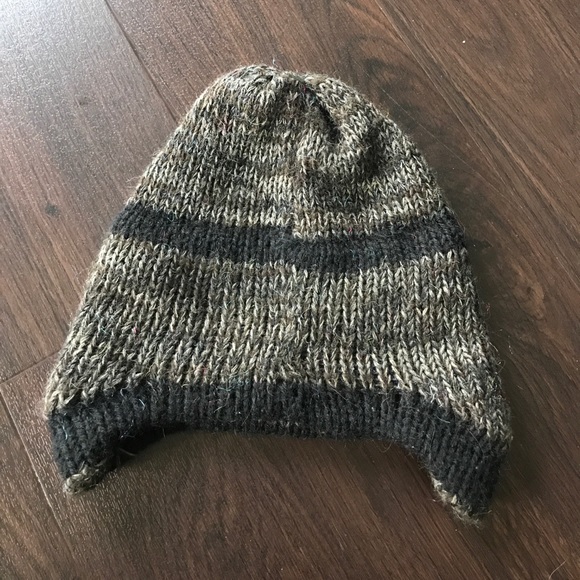 Alpaca Melage Beanie, Grey Beanie, Black Beanie