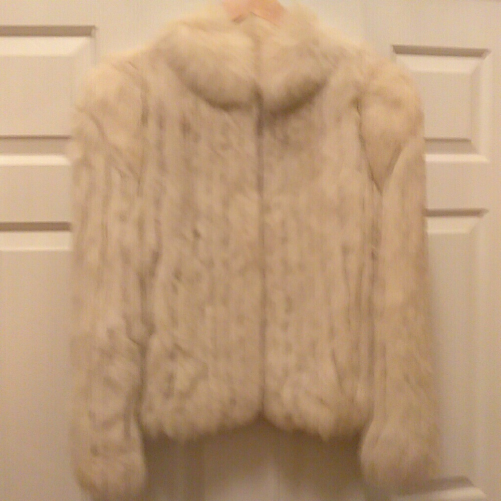 Women's White Fox Jacket