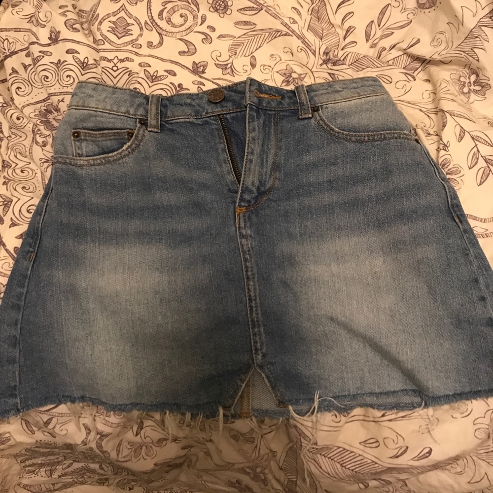 BDG jean skirt