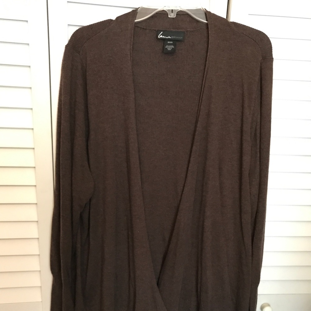 Lane Bryant 22/24 brown sweater