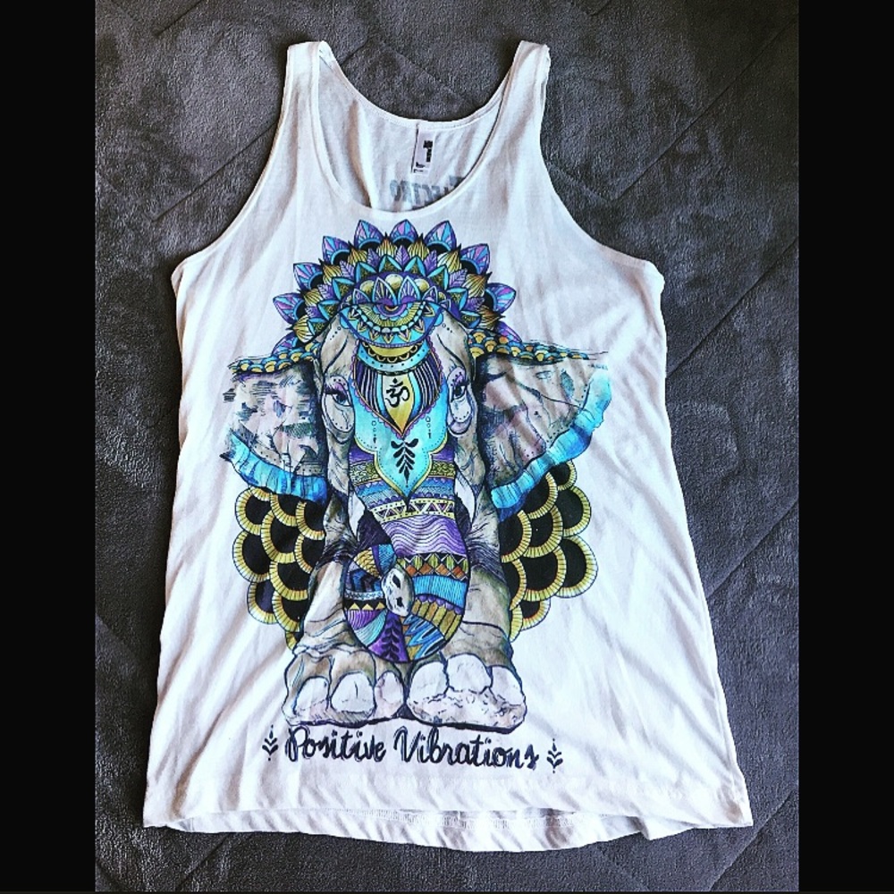 Electro Threads Positive Vibrations Racerback Tank