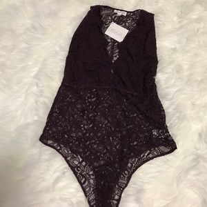 Lace body suit