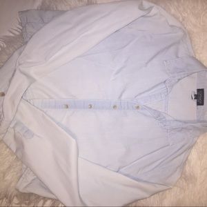 Topshop cropped button down