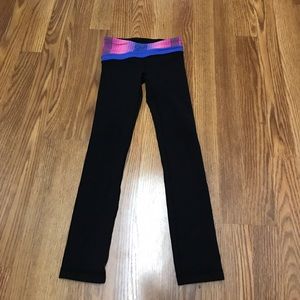 Ivivva Size 6 Reversible Black Leggings