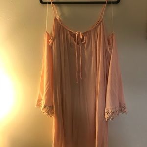 Charlotte Russe open shoulder dress NWOT