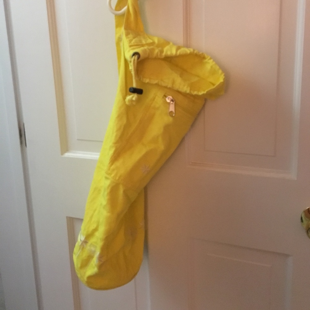 Yoga mat bag, yellow
