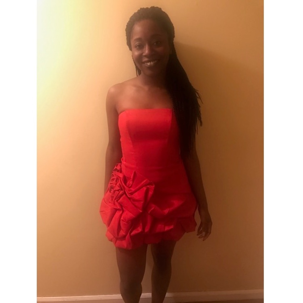 Red Jessica McClintock Prom Dress