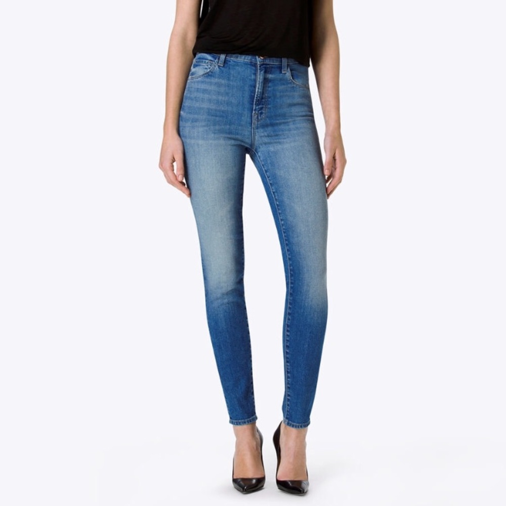 J Brand Carolina Super High-Rise Skinny In Elusive