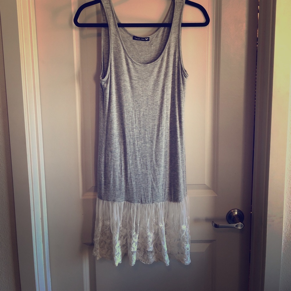 Romantic layering tunic tank
