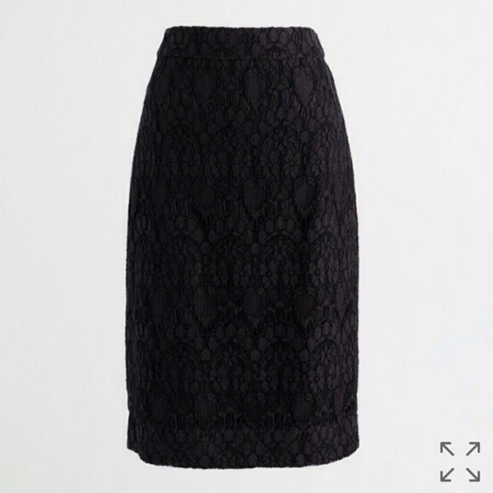 Factory black lace pencil skirt suit suiting