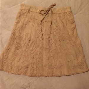 MAX Studio Midi Cream Skirt