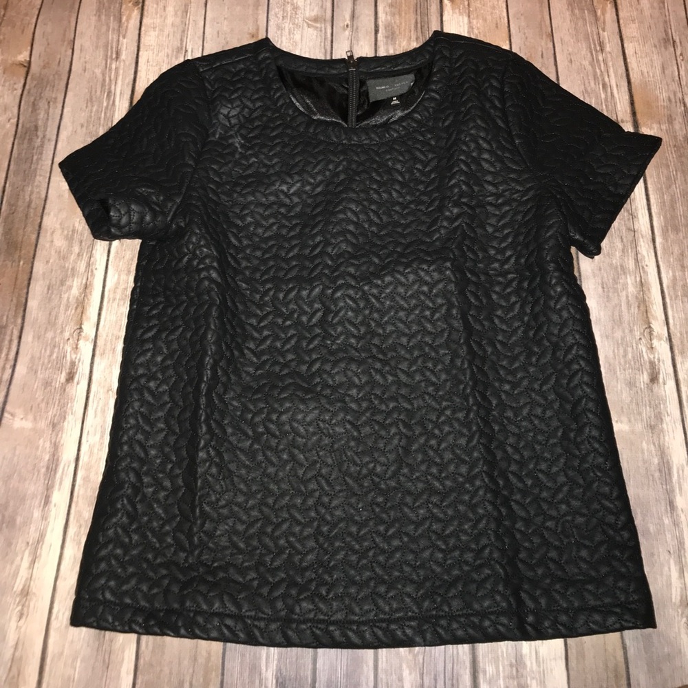 Romeo & Juliet Couture leather quilted shirt - Picture 2 of 3