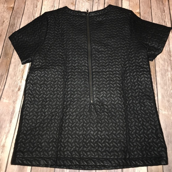 Romeo & Juliet Couture leather quilted shirt - Picture 3 of 3
