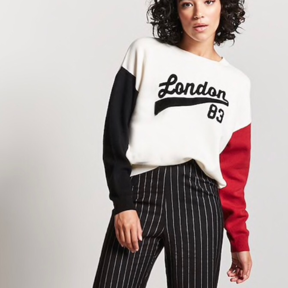 London Color-block Sweater