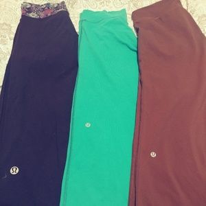 Lululemon 3 capris size 6