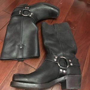 Frye moto boots