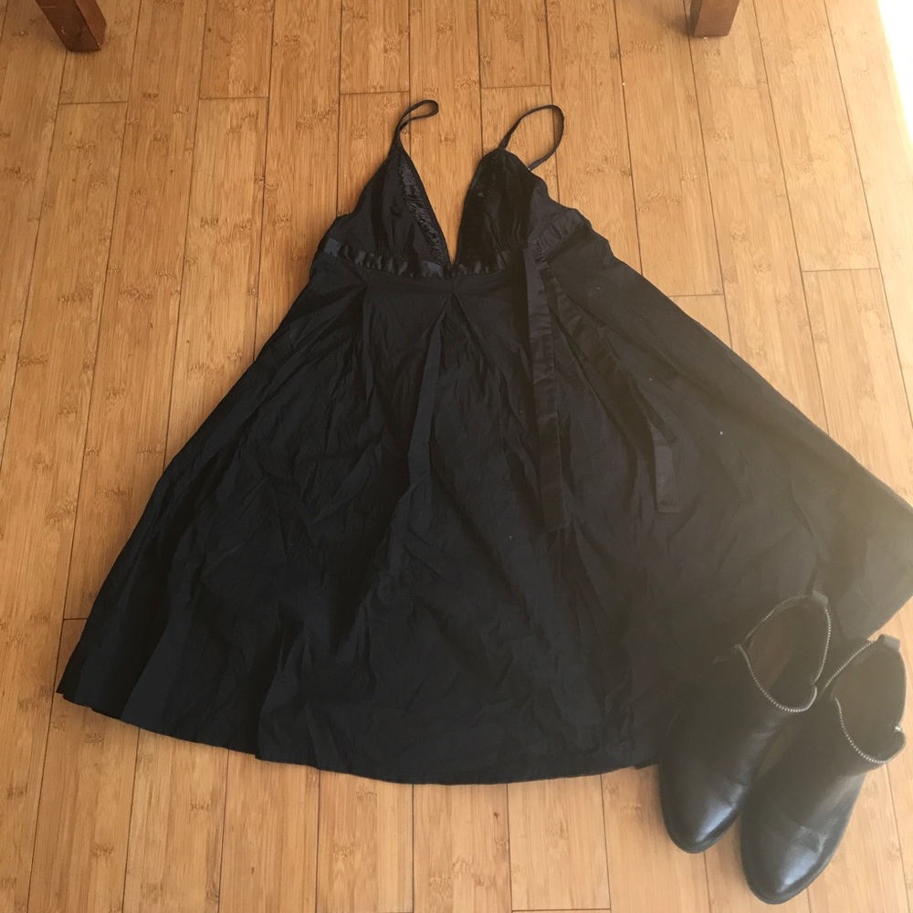 Miss Sixty black fit and flare dress. XS