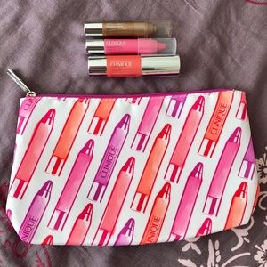 🌸CLINIQUE Chubby Stick Bundle 4 piece NWOT🌸