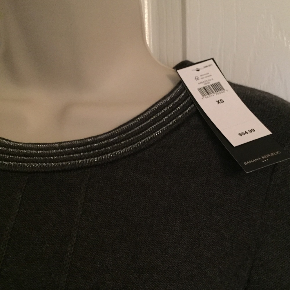 NWT Banana Republic Sparkle and Bow sweater