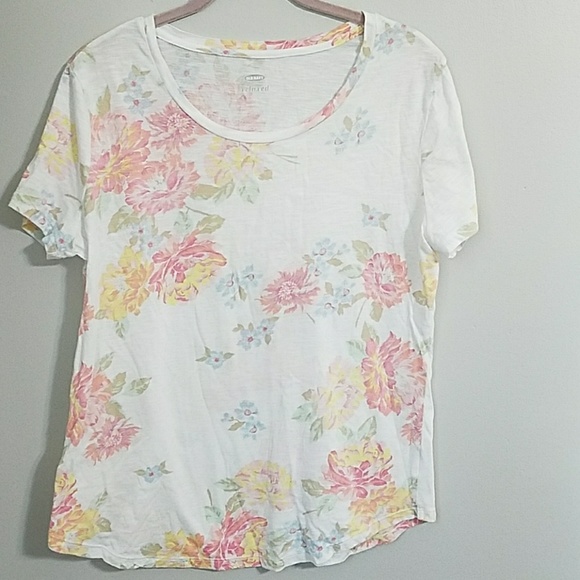 Old Navy Tops - 🔴Final Price🔴 Relaxed Floral T-shirt Large