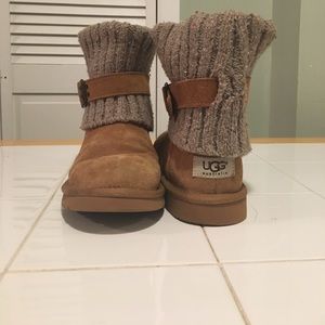 Tan UGGs.