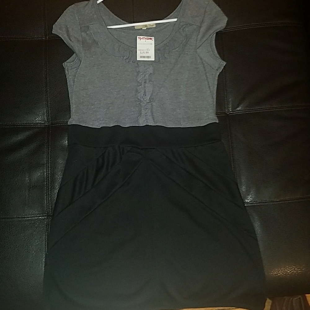 Brand new with tags Black and grey shirtdress