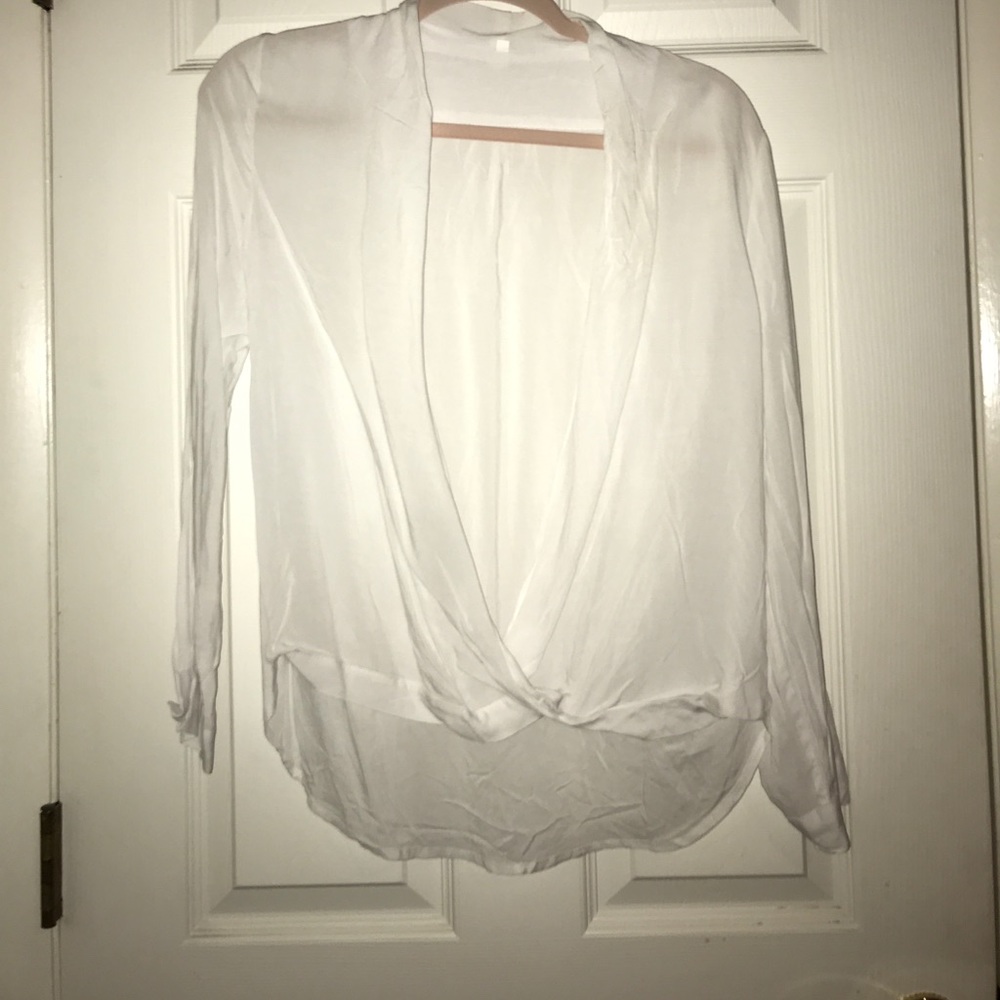 White open blouse