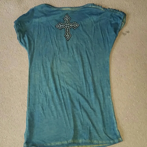 Hoity Toity women's size M long tunic shirt NWT - Picture 4 of 4