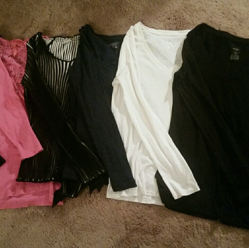 6 Long Sleeve shirts