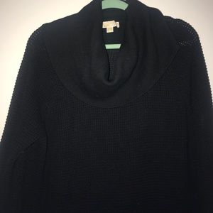 Michael Kors waffle knit cowl neck sweater