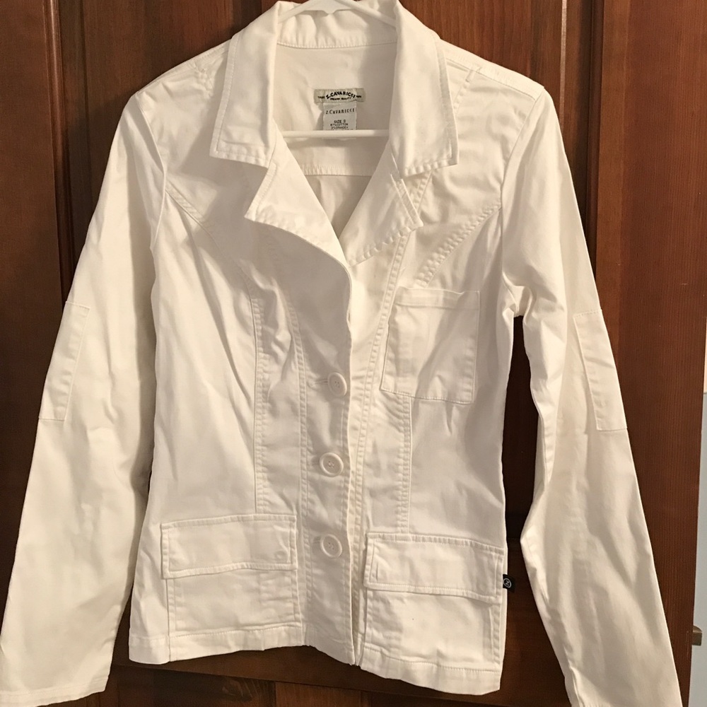 Z. Cavaricci White Blazer