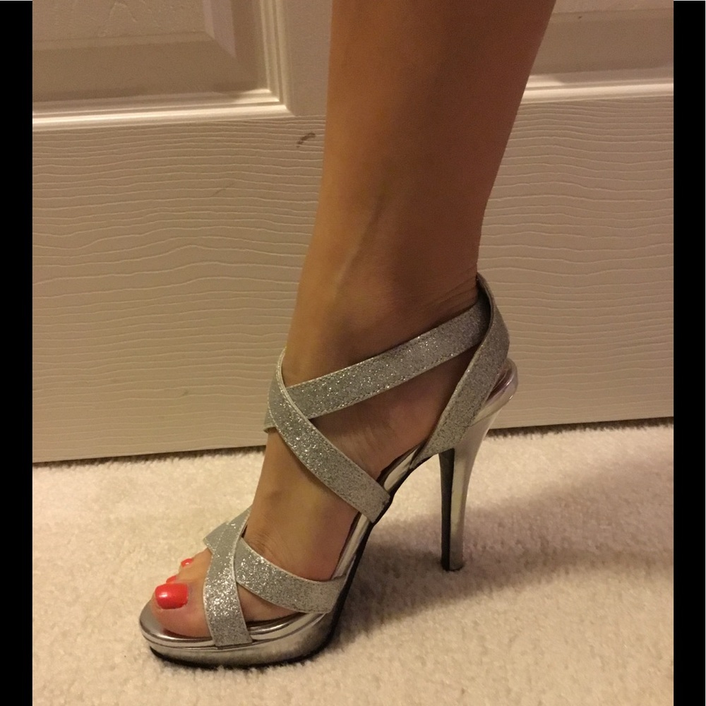 Sparkley strappy heels
