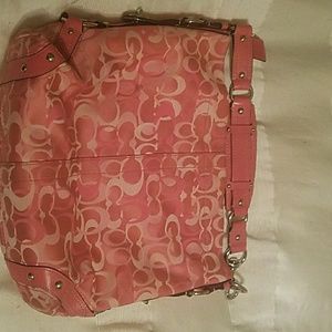 CARLY Medium Pink Coach Bag