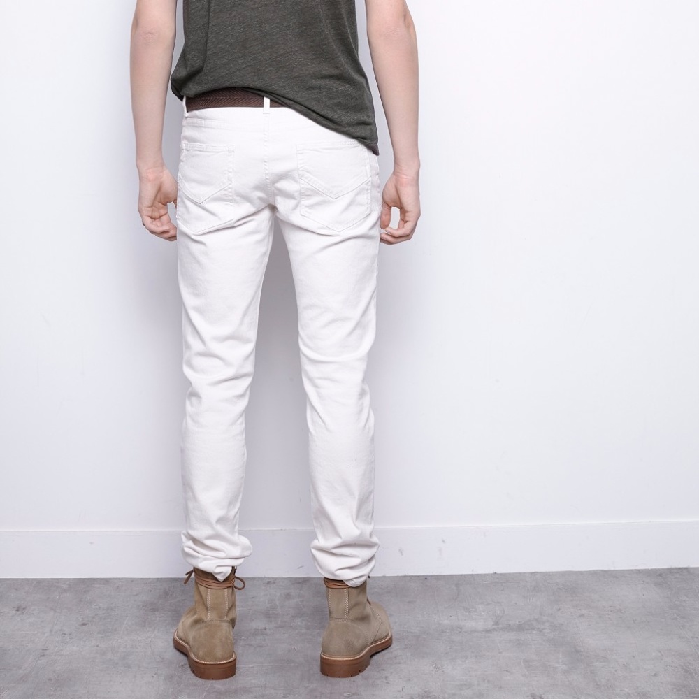 ZADIG & VOLTAIRE PLATINE COLORED MEN’S JEANS - Picture 2 of 5