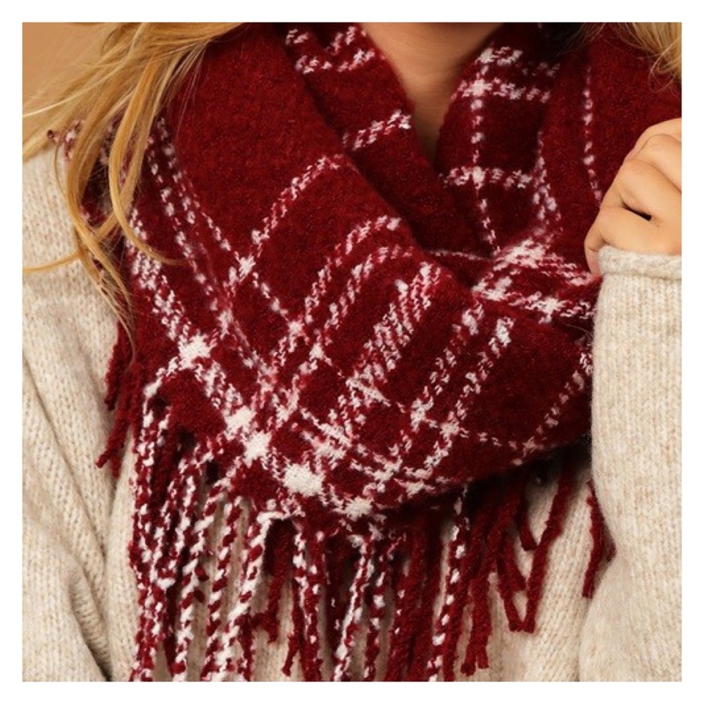 Classic Plaid Infinity Scarf - Picture 2 of 4