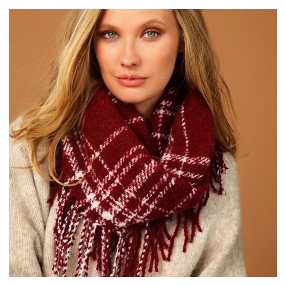 Classic Plaid Infinity Scarf - Picture 3 of 4