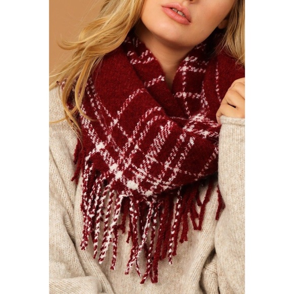 Classic Plaid Infinity Scarf - Picture 4 of 4