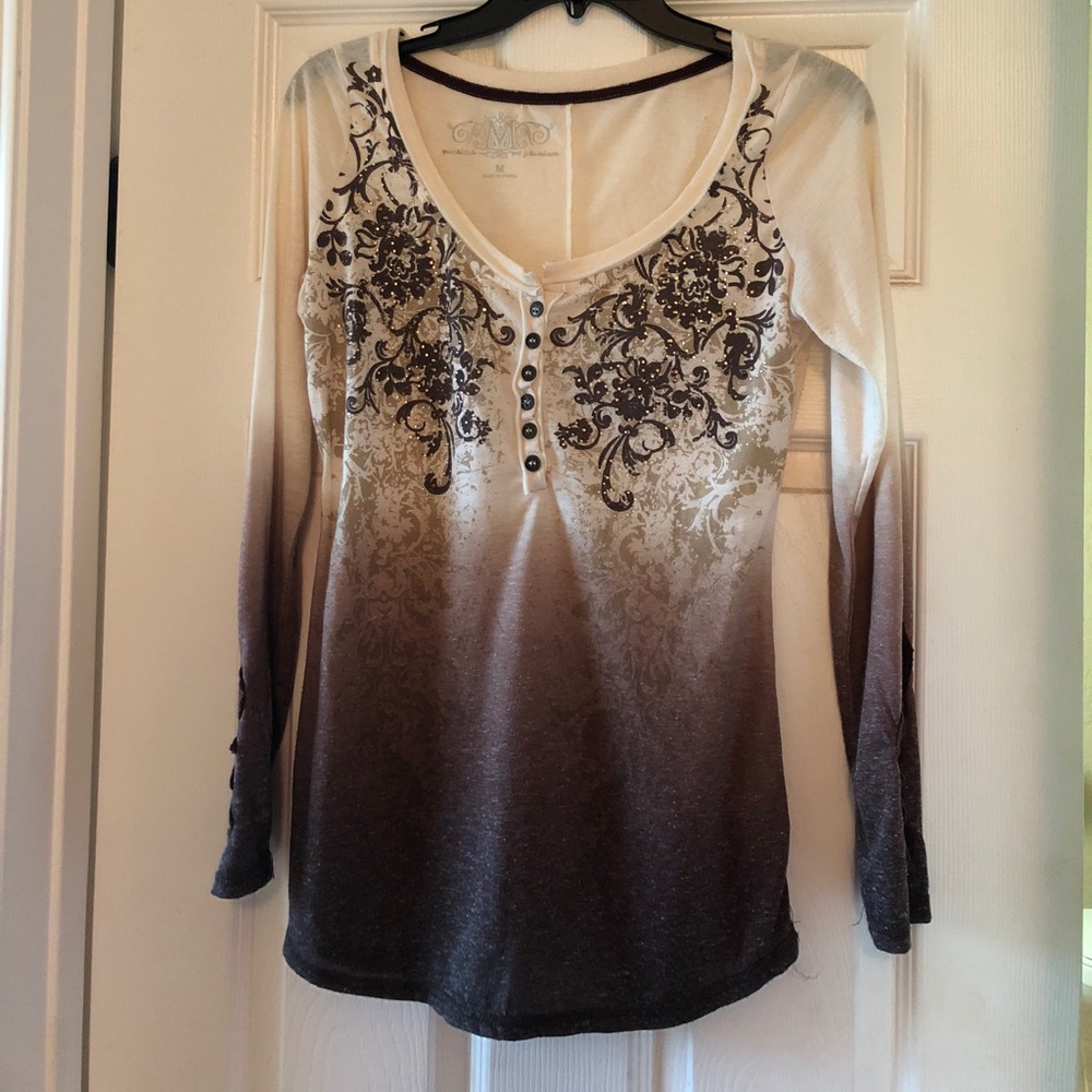 Tan blouse
