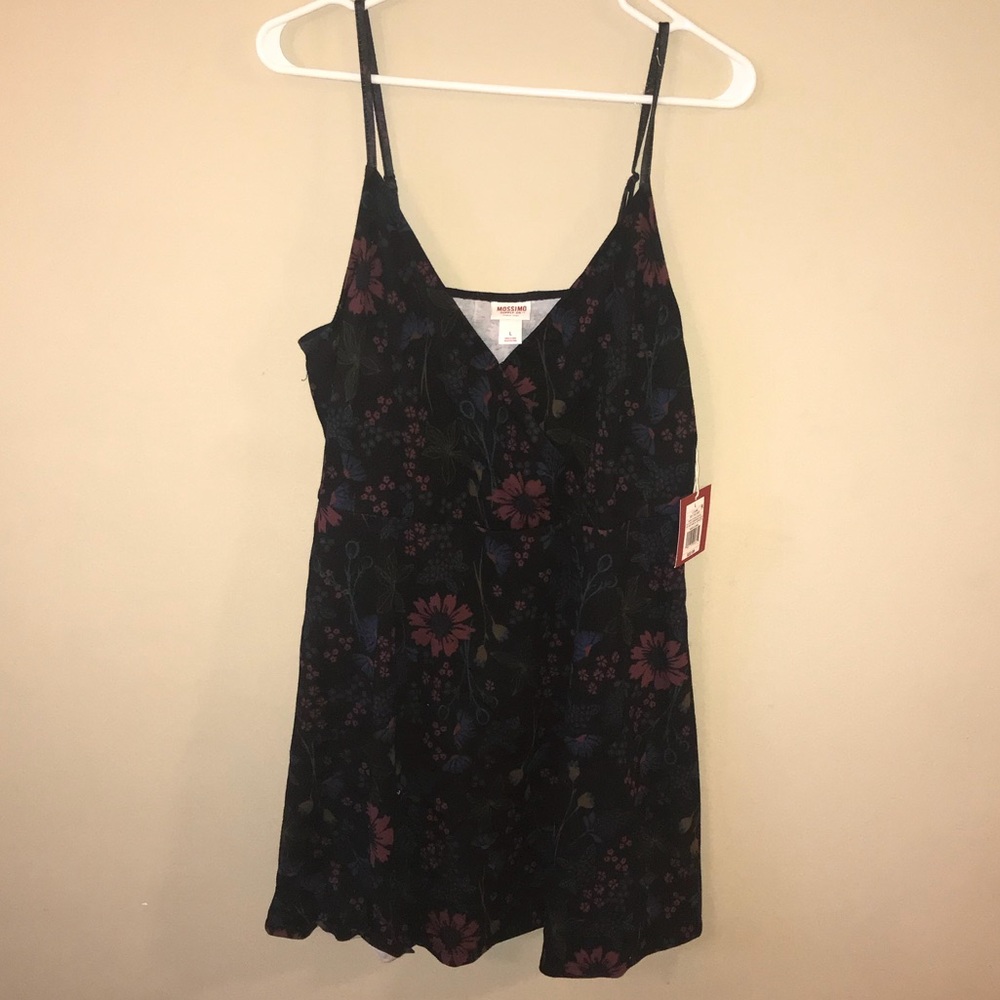Floral wrap dress
