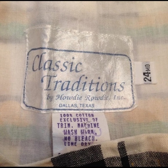 🎉2HP🎉Vintage Classic Traditions Romper 24 months - Picture 4 of 4