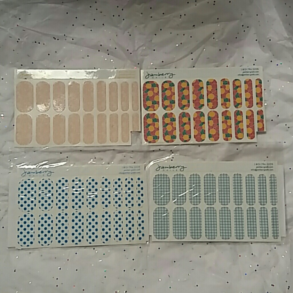 Jamberry Nail Wraps pack of 4