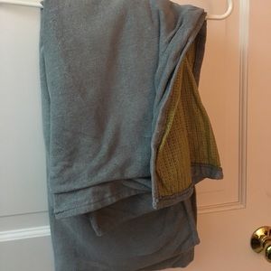 Yoga mat towel. Grip underneath.