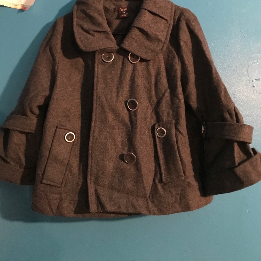 Gray coat
