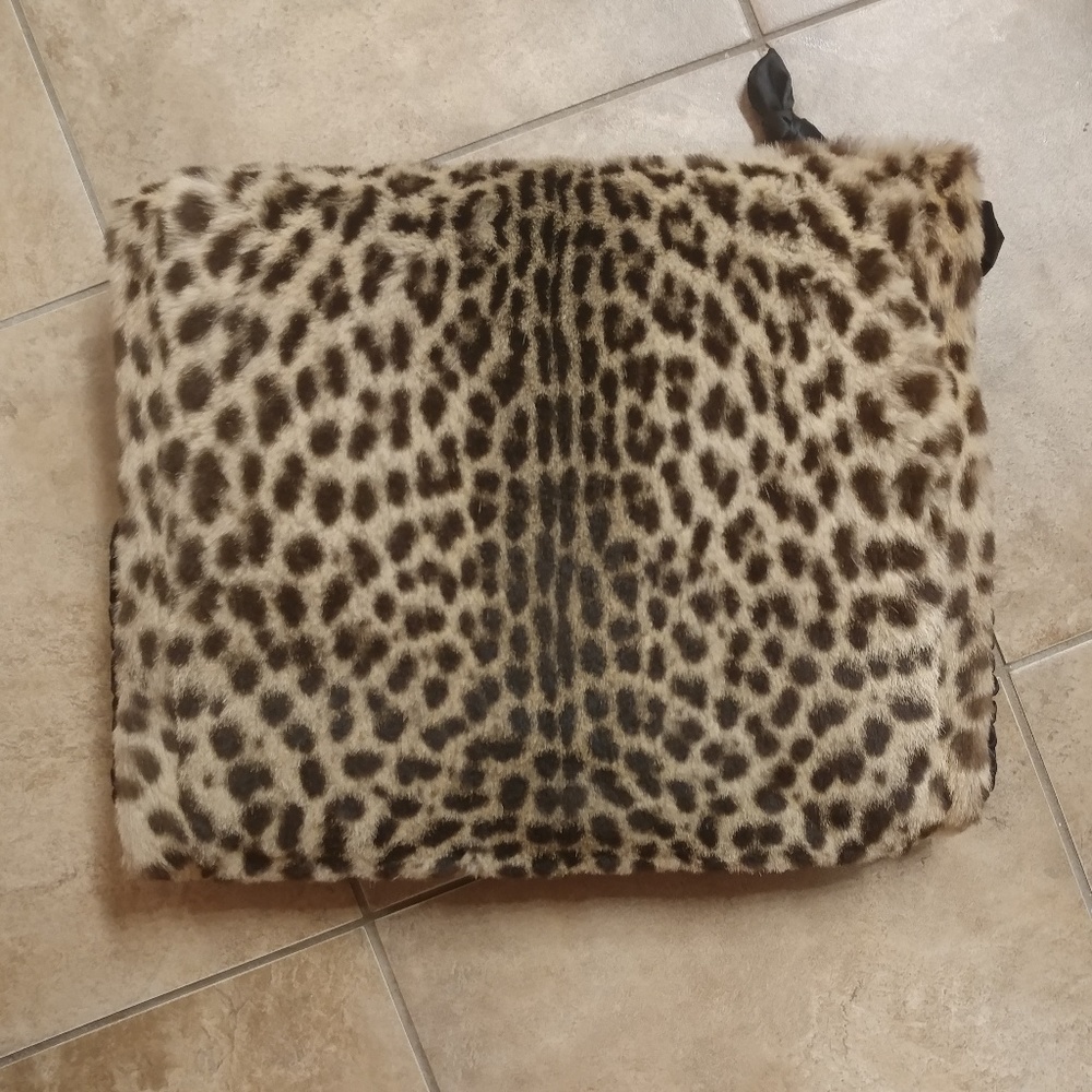 Vintage Leopard Print Muff!!!