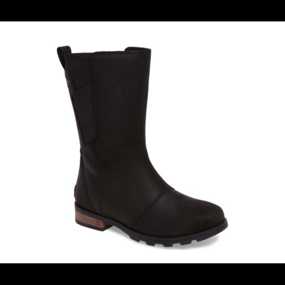 Sorel Emelie Mid Black Boot