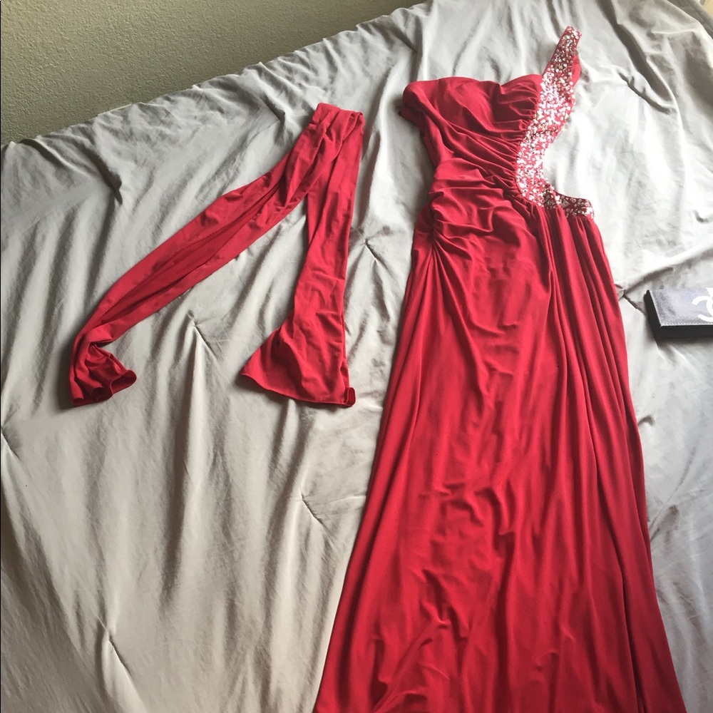 Red dress
