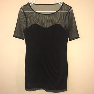 Sexy little black mini dress