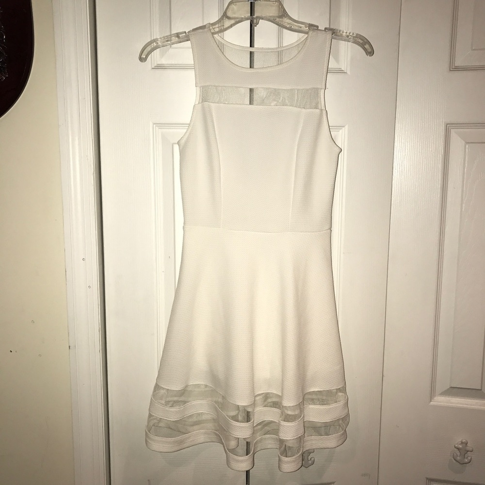 White Illusion Dress NWOT