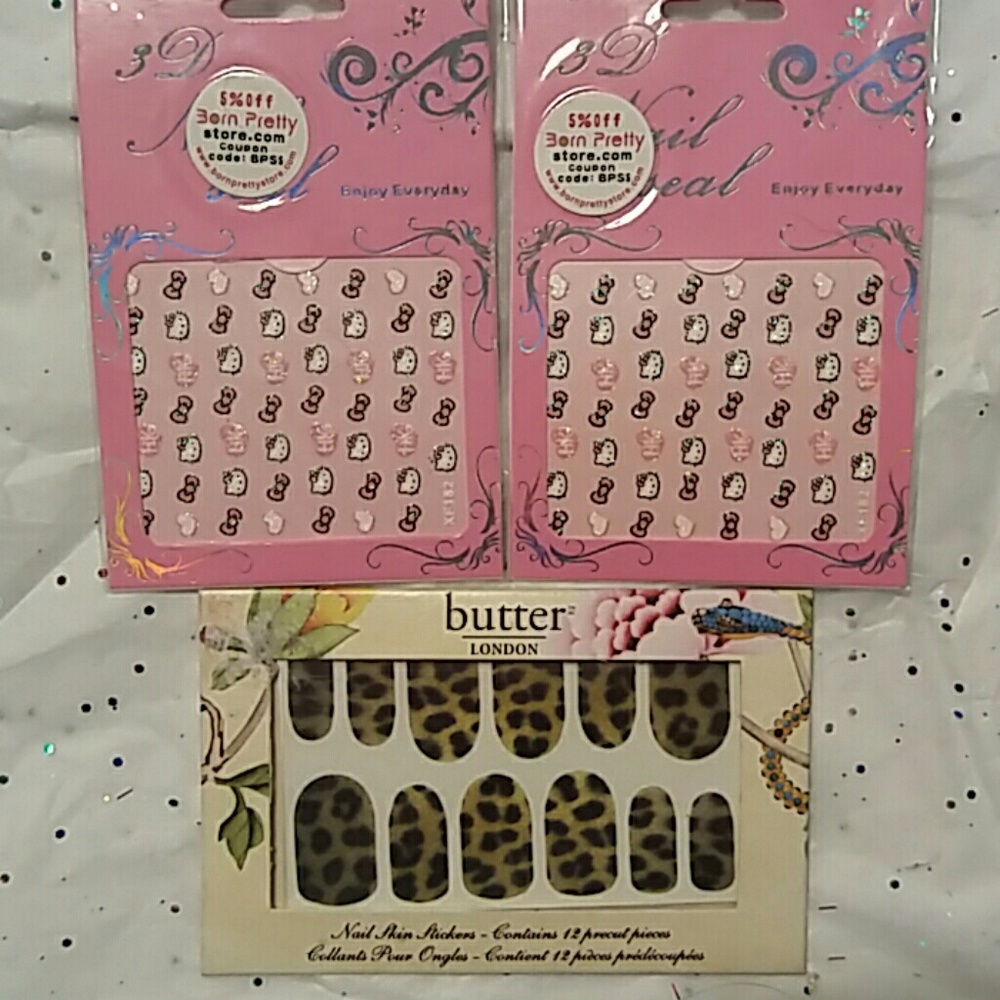 Butter London Nail Skin Stickers + Hello Kitty